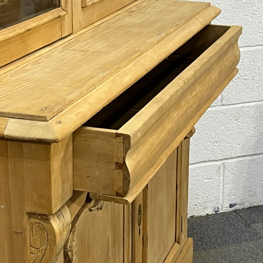 Victorian Pine Glazed Dresser View X