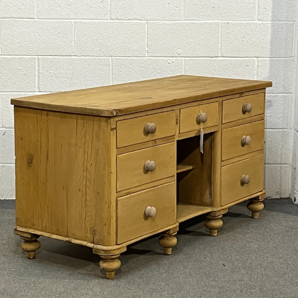 Large Victorian Pine Sideboard With Drawers  View II