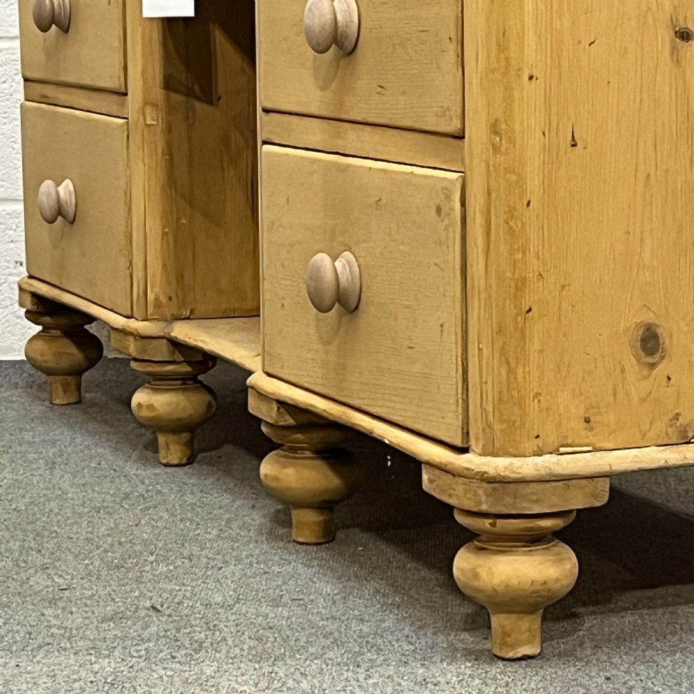Large Victorian Pine Sideboard With Drawers  View V