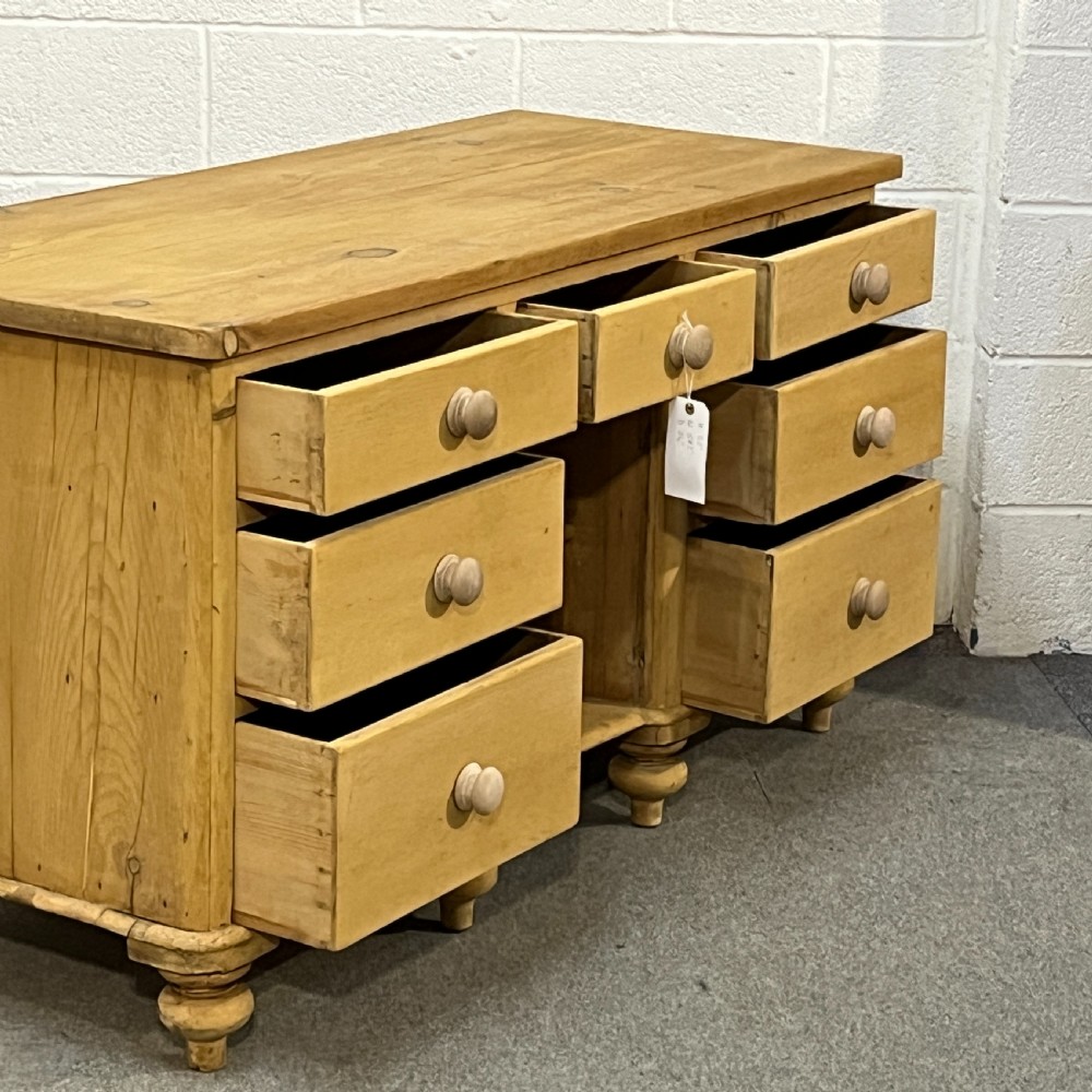 Large Victorian Pine Sideboard With Drawers  View VI