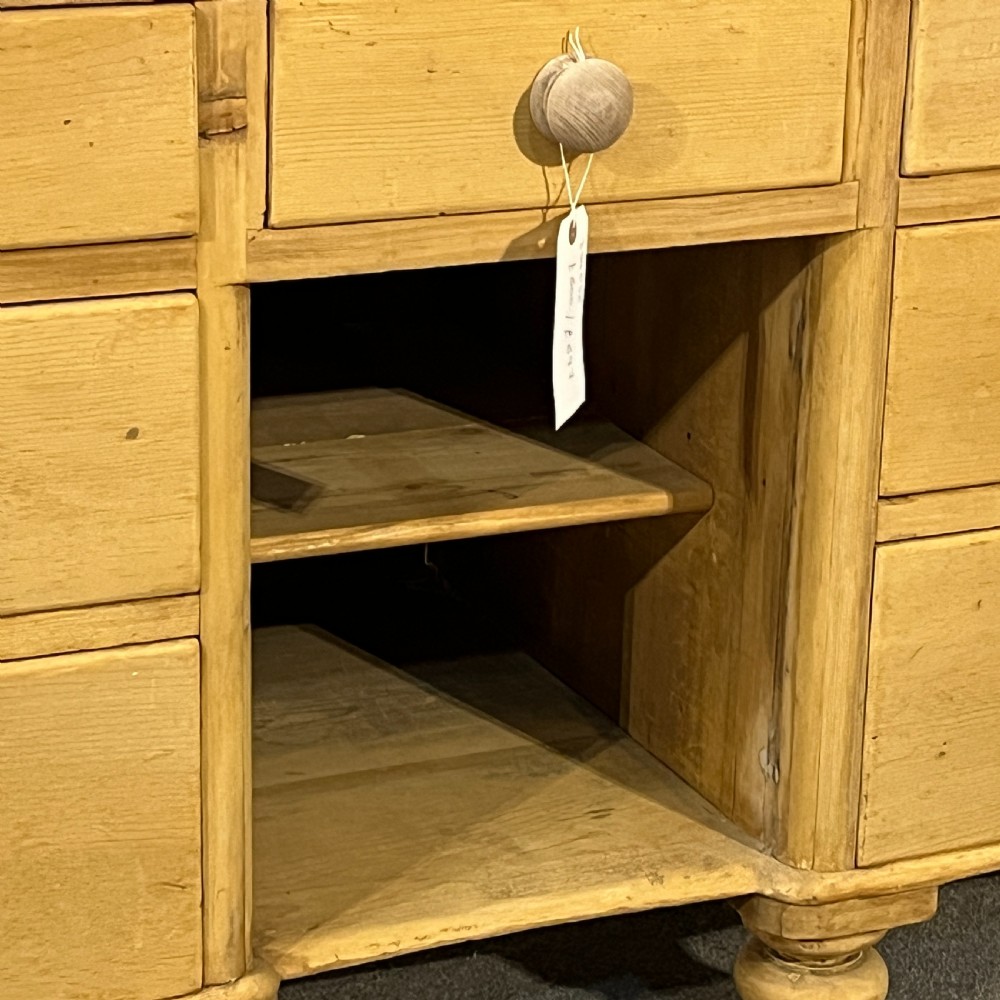 Large Victorian Pine Sideboard With Drawers  View VIII