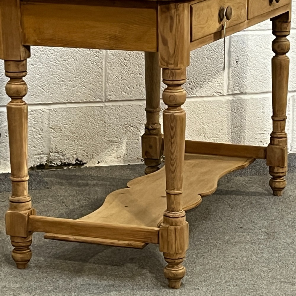 Large 2 Drawer Victorian Pine Washstand View IV