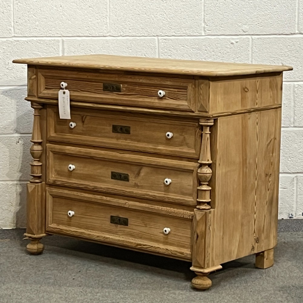 Antique Pine Chest Of 4 Drawers View II