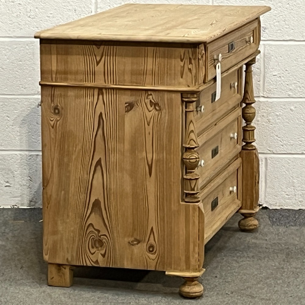 Antique Pine Chest Of 4 Drawers View III
