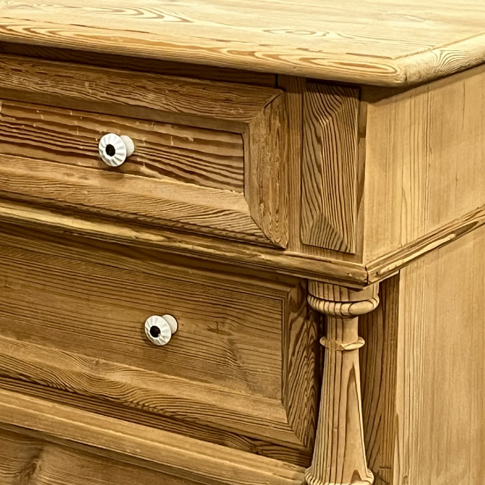Antique Pine Chest Of 4 Drawers View VII