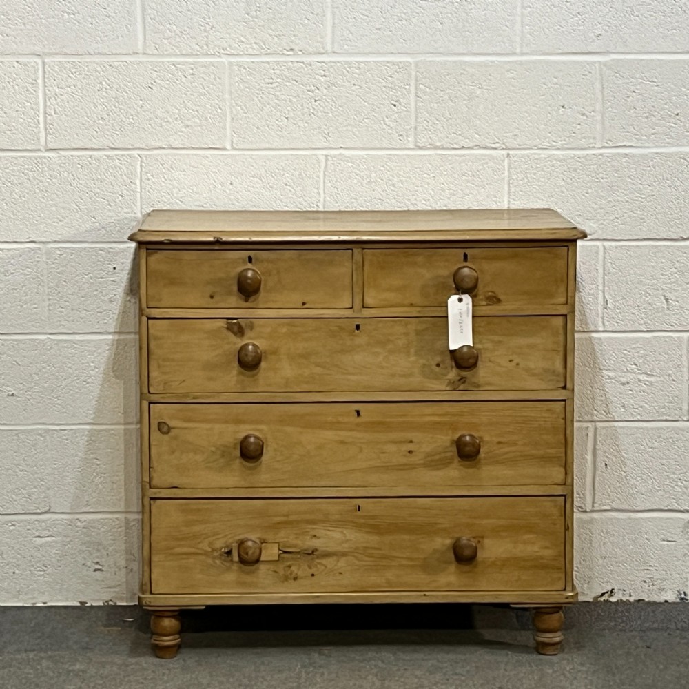 Victorian Pine Chest Of Drawers