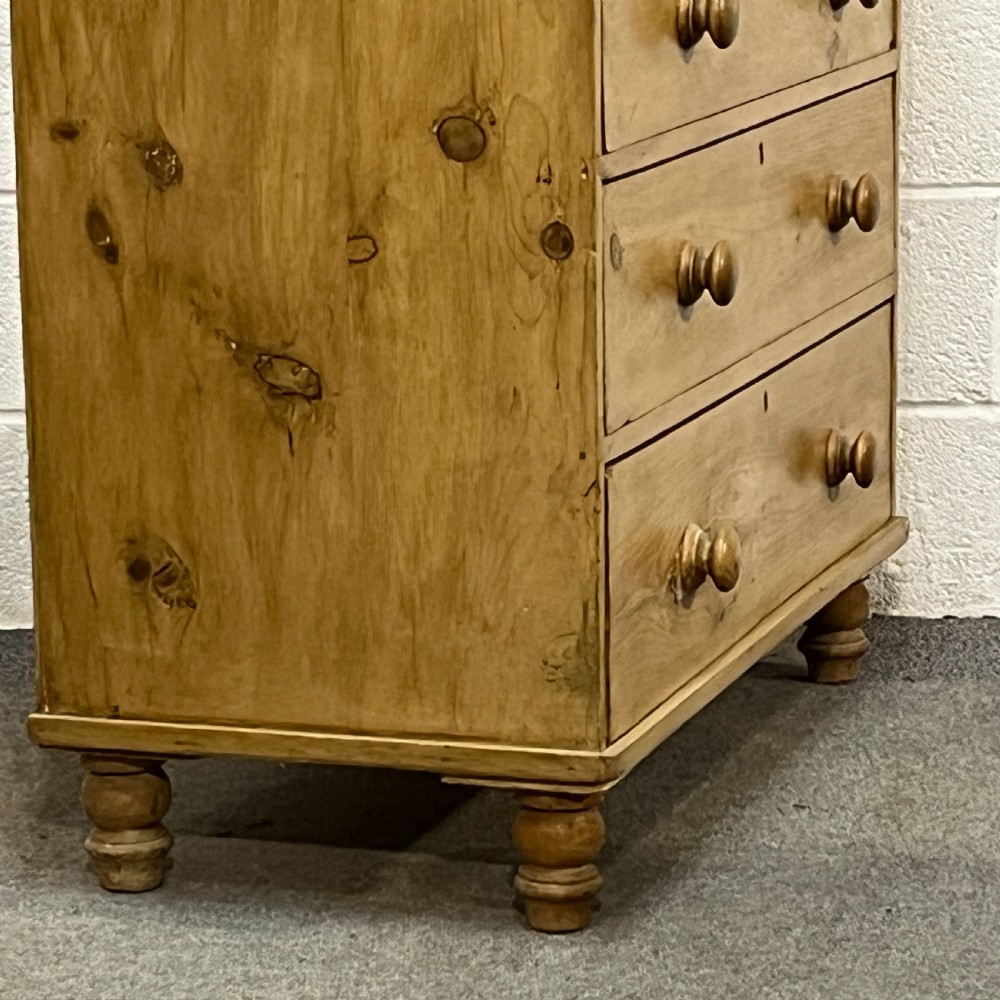 Victorian Pine Chest Of Drawers View IV