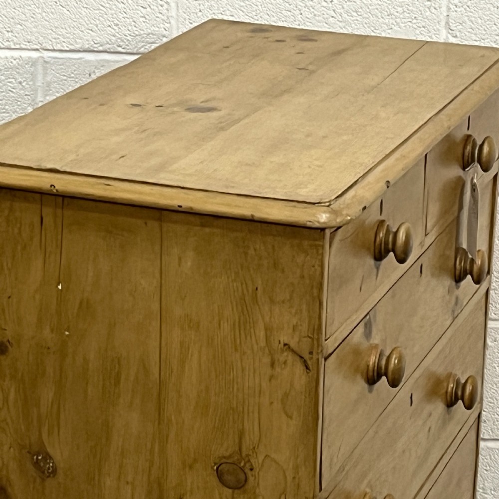 Victorian Pine Chest Of Drawers View V