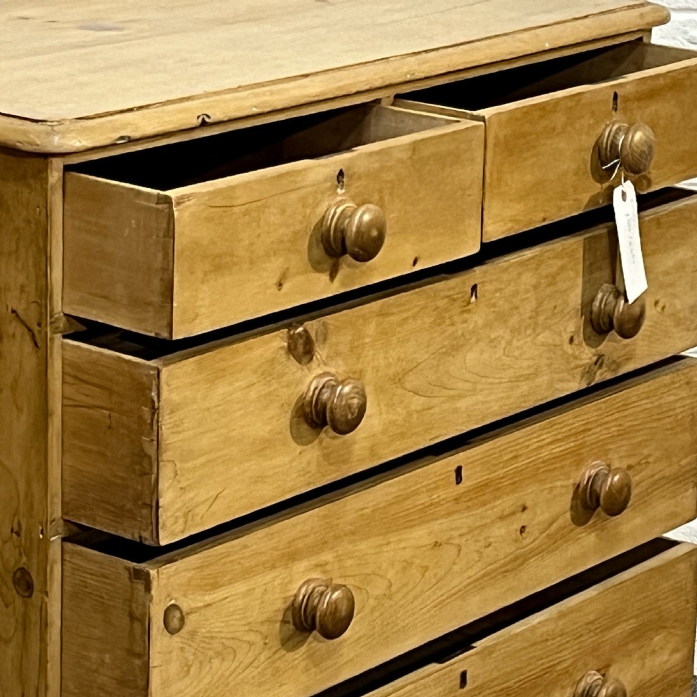 Victorian Pine Chest Of Drawers View VI