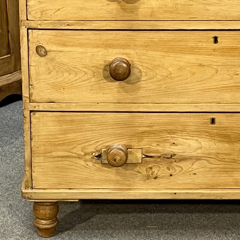 Victorian Pine Chest Of Drawers View IX