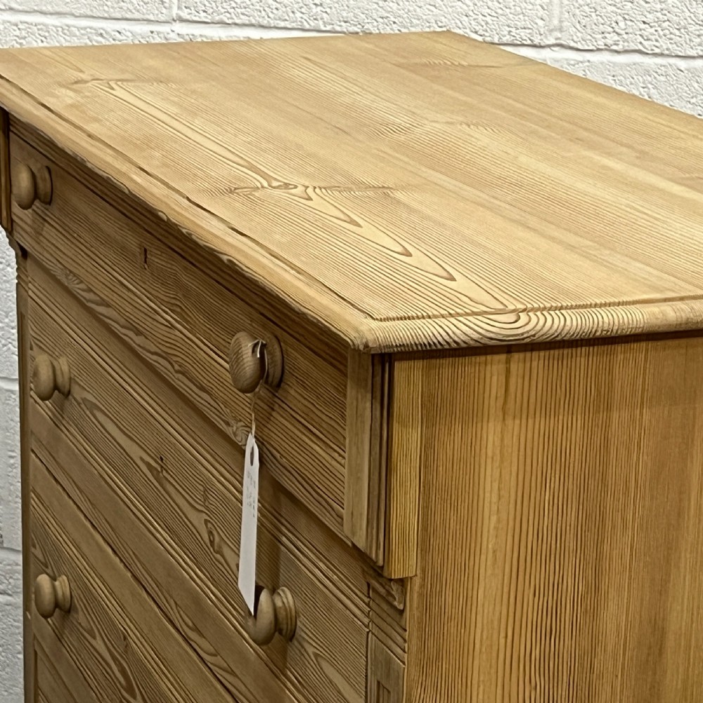 4 Drawers Antique Pine Chest Of Drawers View IV