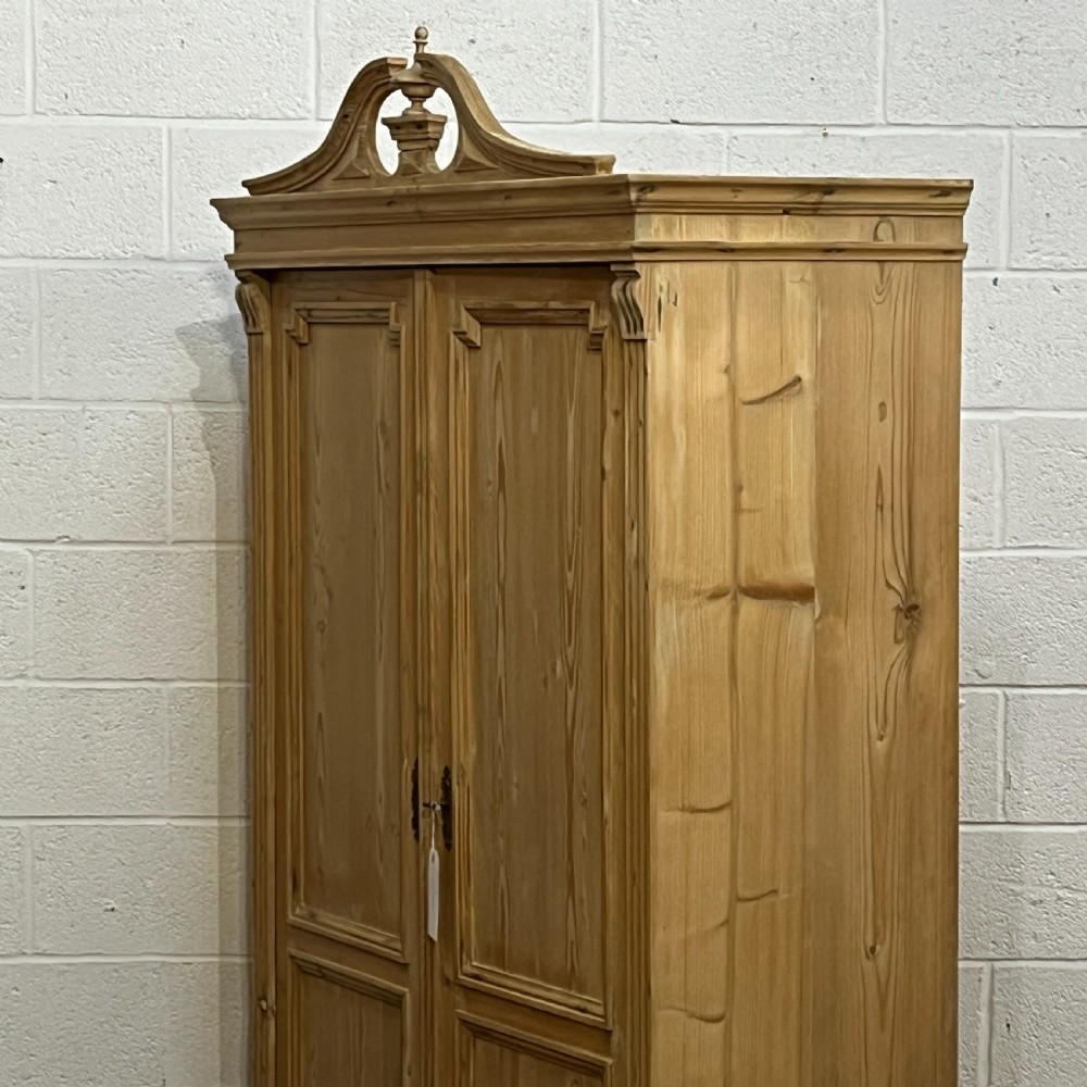 Large Antique Pine Storage Cupboard - Child’s Wardrobe View IV