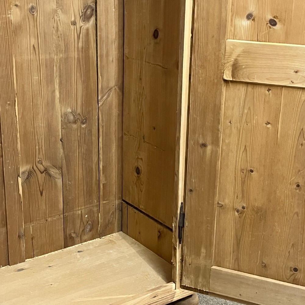 Small Single Antique Pine Wardrobe View VII