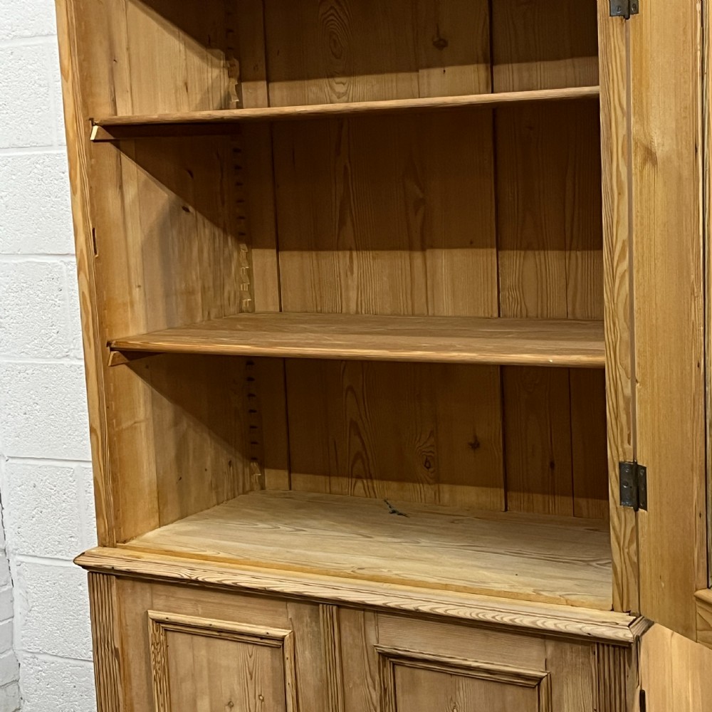 Large Antique Pine Display Cabinet View VII