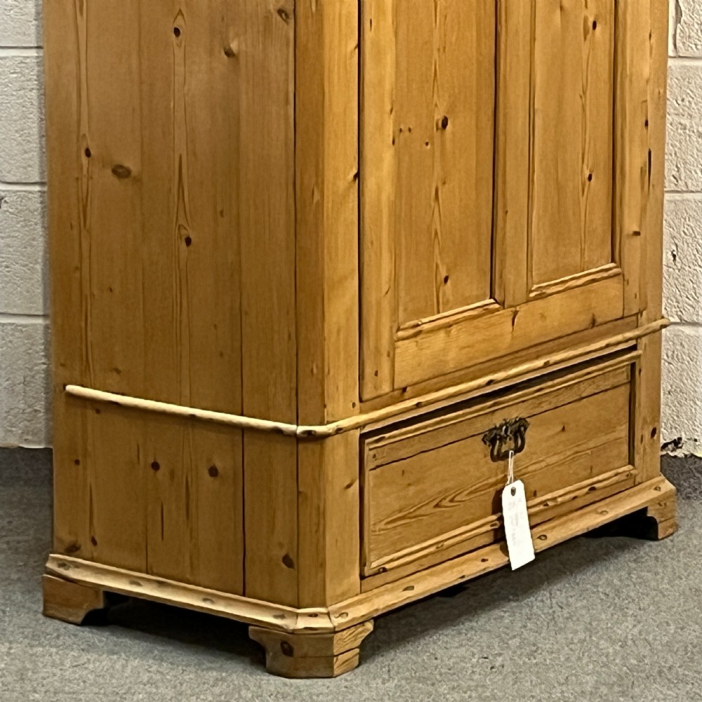 Tall Antique Pine Single Door Cupboard/Childs Wardrobe View VII