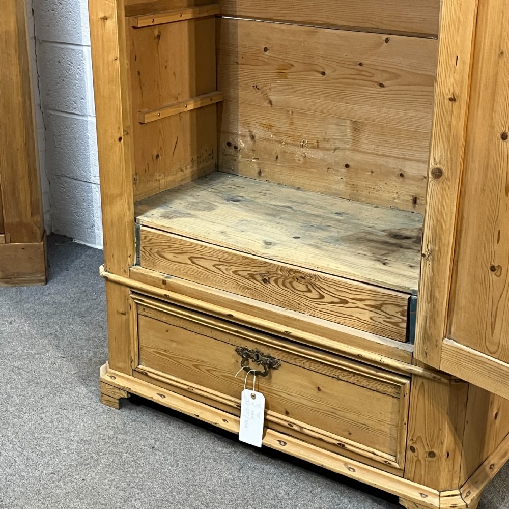 Tall Antique Pine Single Door Cupboard/Childs Wardrobe View VIII