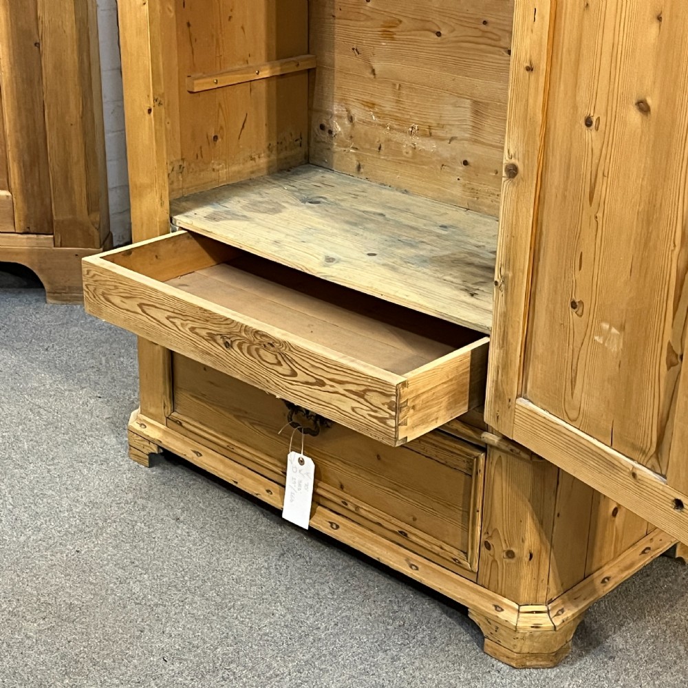 Tall Antique Pine Single Door Cupboard/Childs Wardrobe View IX