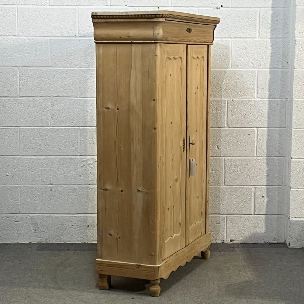 Large Tall Old Pine Dutch Cupboard With Top Drawer View III