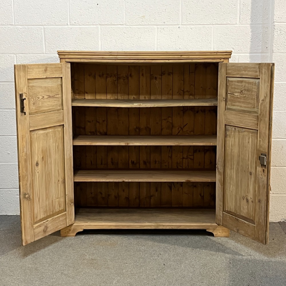 Victorian Pine School Cupboard View IV