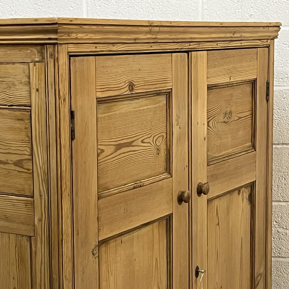 Victorian Pine School Cupboard View VI