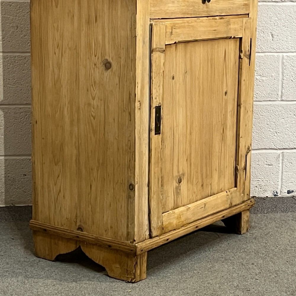 Tall Slim 2 Door Old Pine Cupboard View VIII