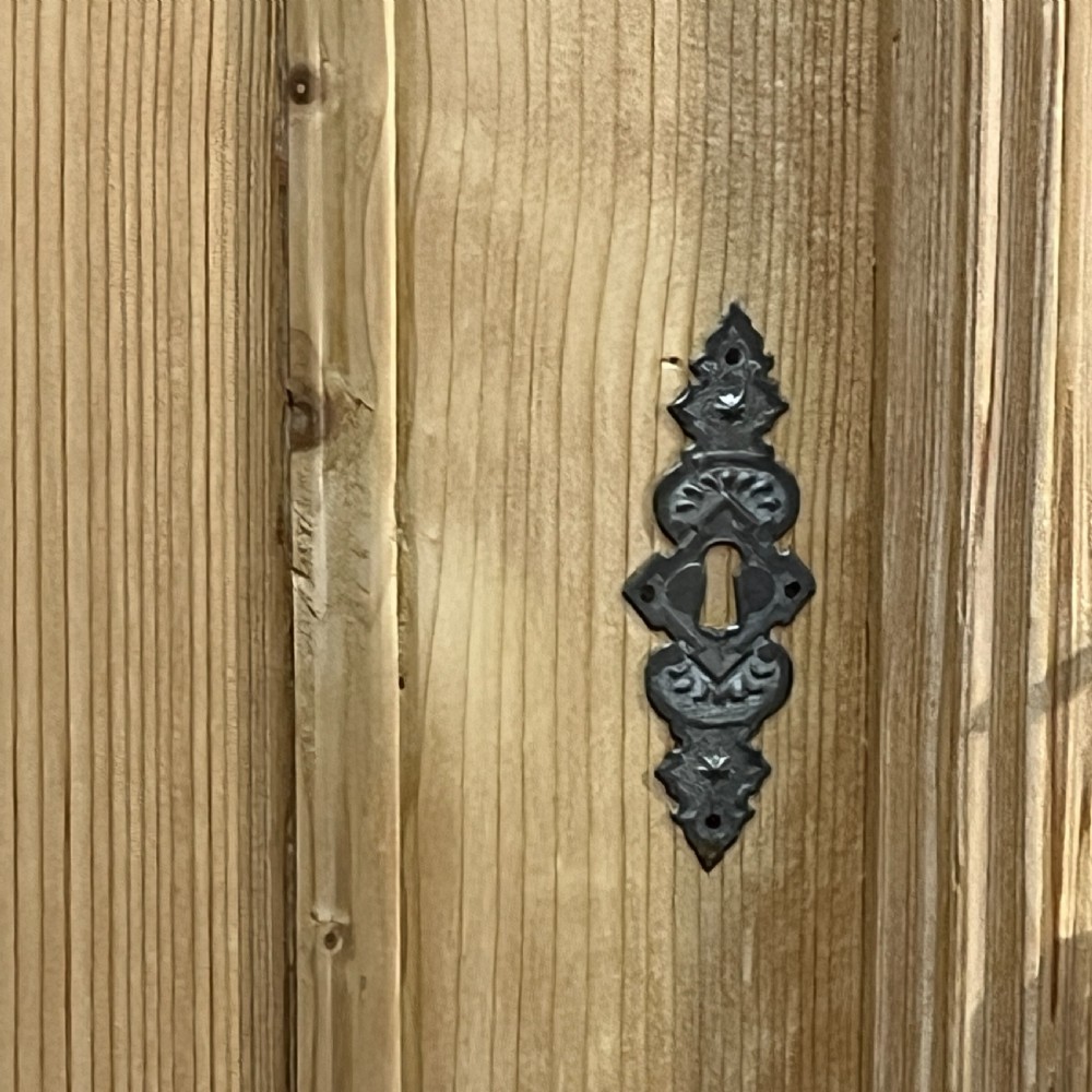 Medium Sized Antique Pine Double Wardrobe (Dismantles) View X