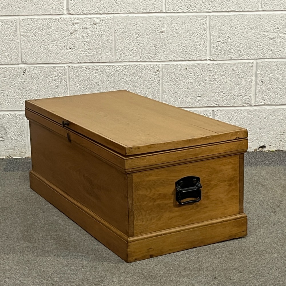Small Victorian Pine Blanket Box View III