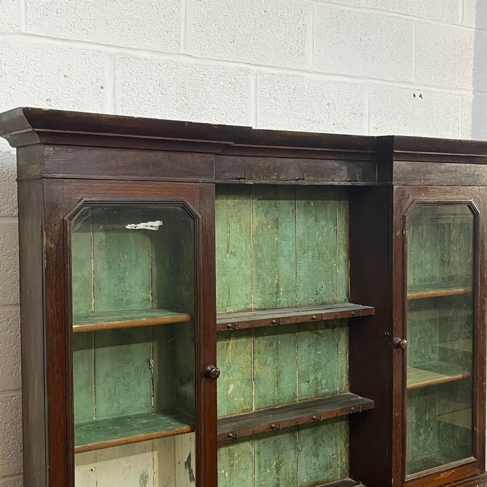 Partly Glazed South Wales Painted Antique Pine Dresser View XVI