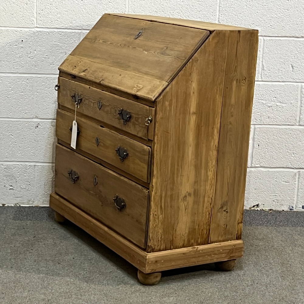 Small English Old Pine Bureau View III
