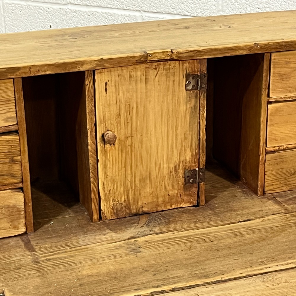 Small English Old Pine Bureau View X