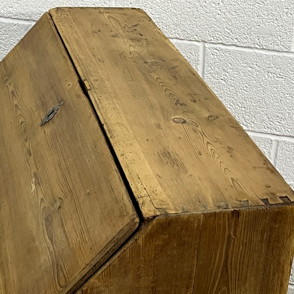 Small English Old Pine Bureau View XIII