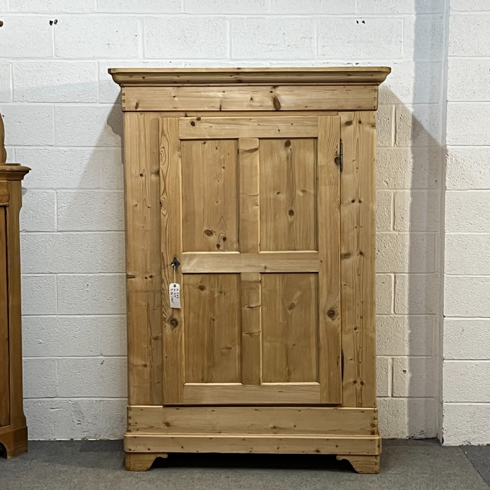 Old Pine Single Door Wardrobe (Dismantles) View II