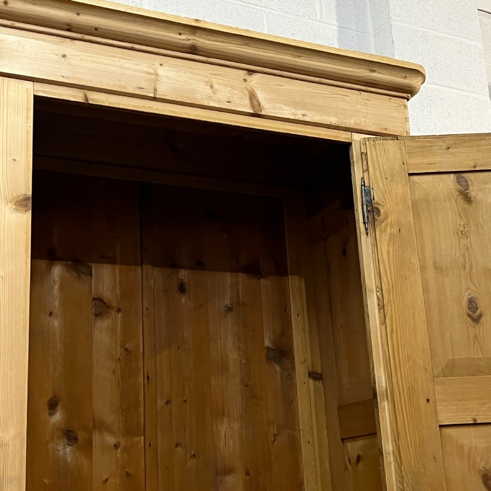 Old Pine Single Door Wardrobe (Dismantles) View VII