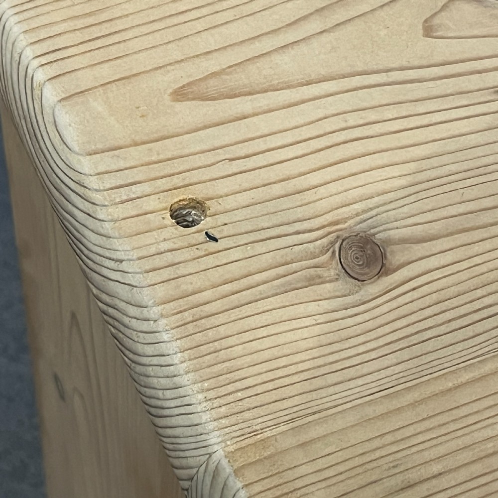 Antique Pine Chest Of 3 Drawers View X