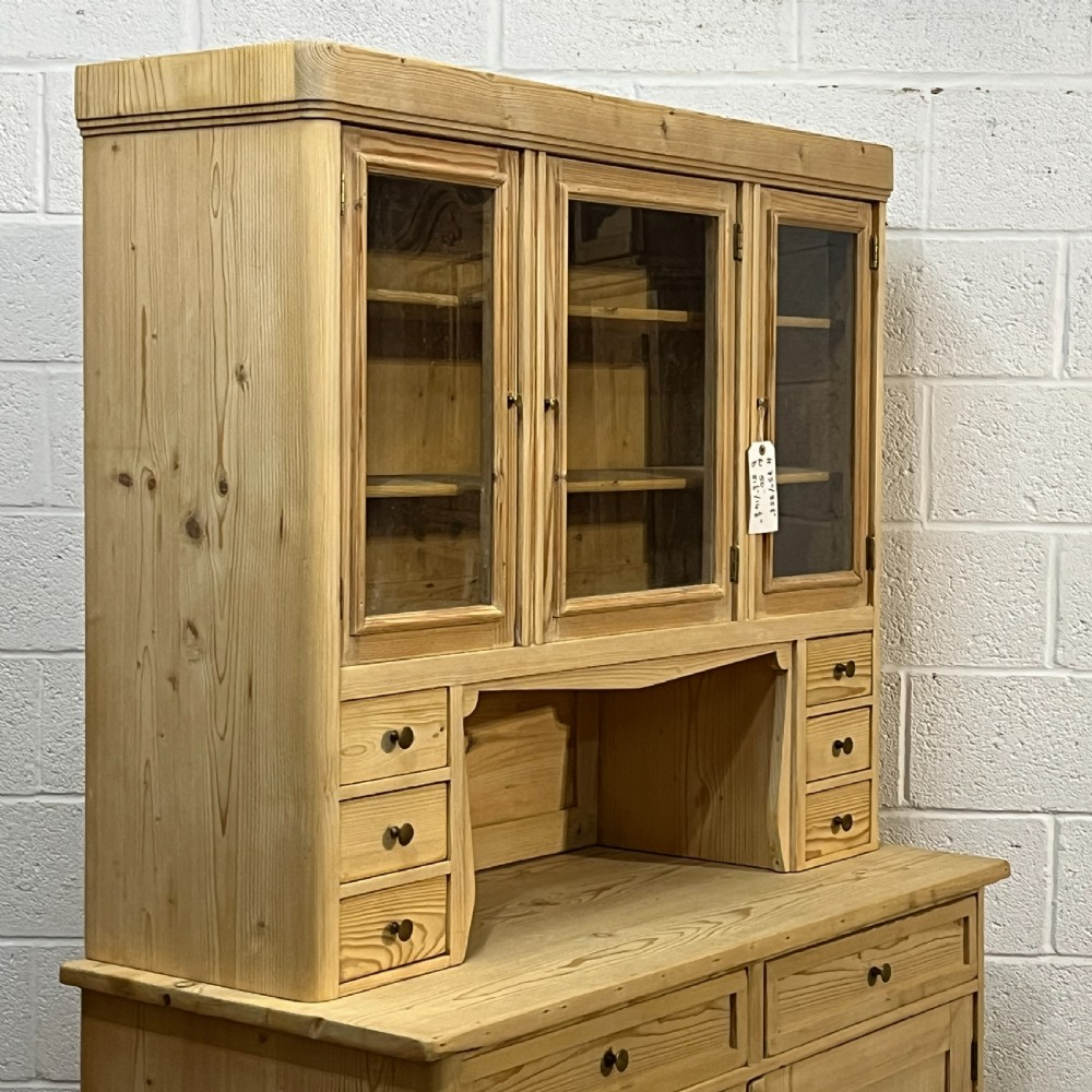 1930’s Czech Partly Glazed Pine Dresser View IV