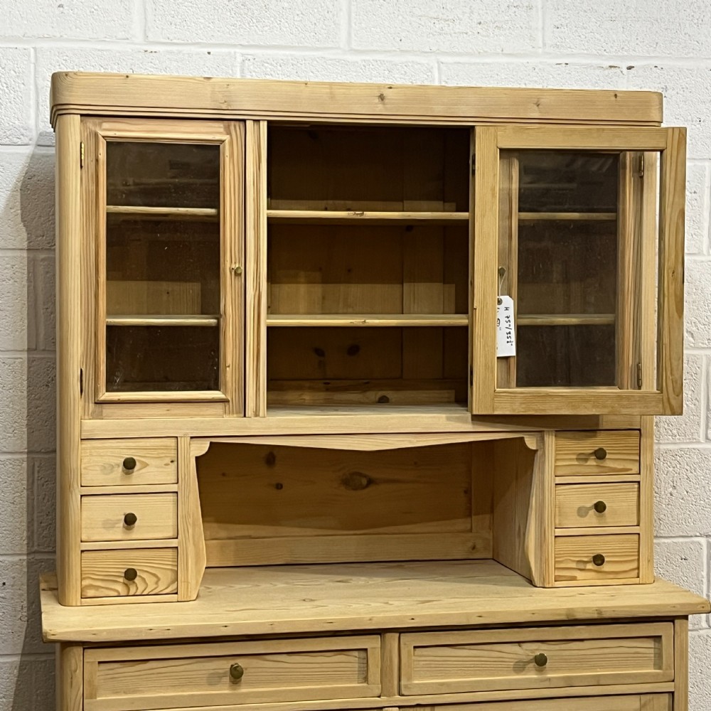 1930’s Czech Partly Glazed Pine Dresser View VII