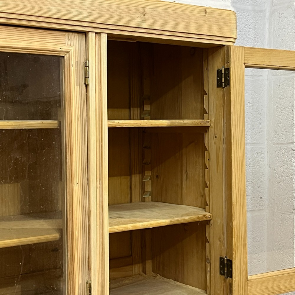1930’s Czech Partly Glazed Pine Dresser View XI