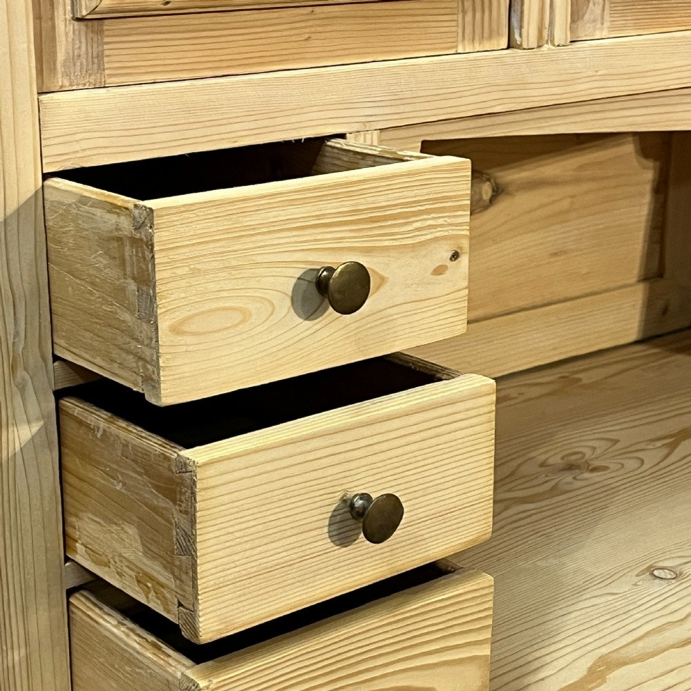 1930’s Czech Partly Glazed Pine Dresser View XII