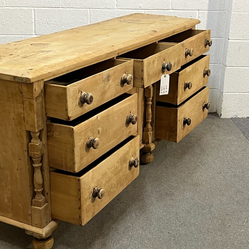 Large Victorian Lancashire Pine Sideboard View IV