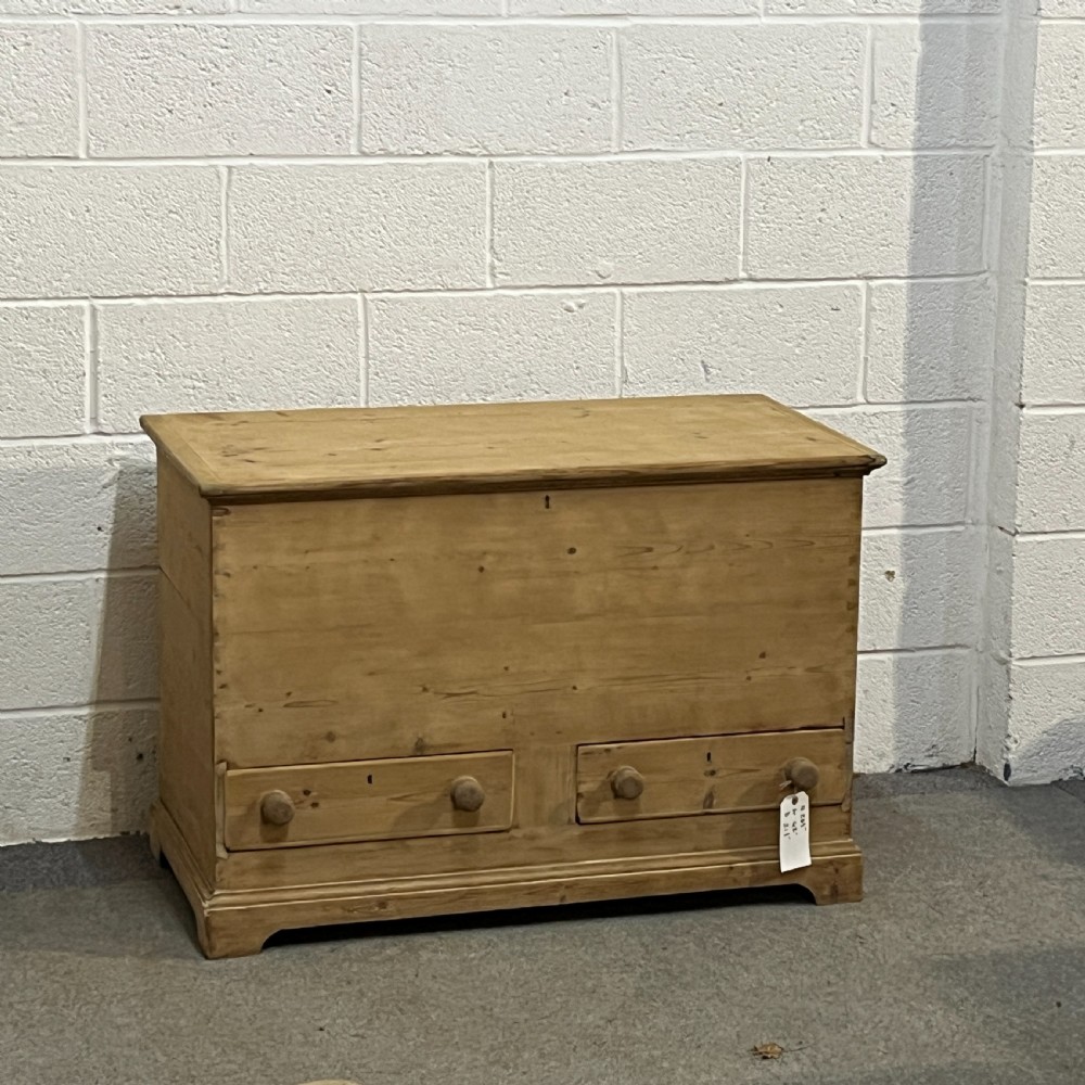 Large Old Pine Mule Chest With 2 Drawers View VII