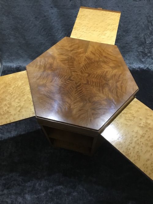 Art Deco Hexagonal  Side/library Table