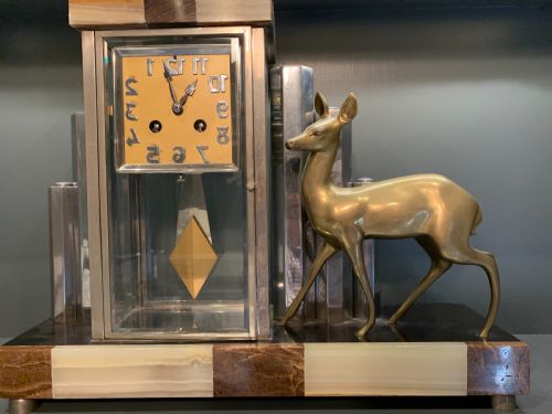 A French Art Deco Mantel Clock