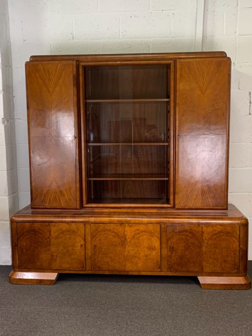 Art Deco Bookcase and Display Cabinet