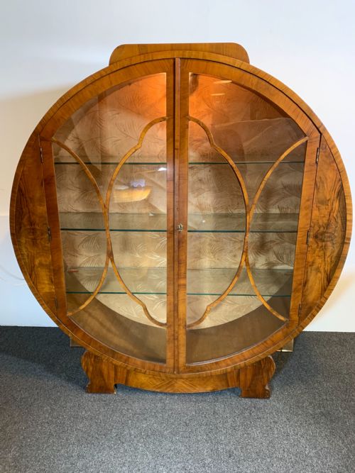 Art Deco Circular Display Cabinet