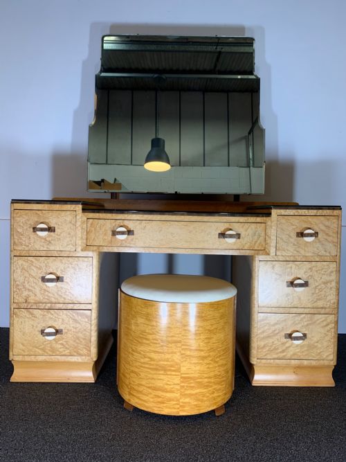 Art Deco Dressing Table and Stool
