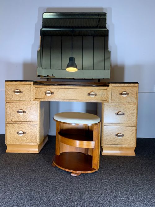 fig 1. Art Deco Dressing Table and Stool