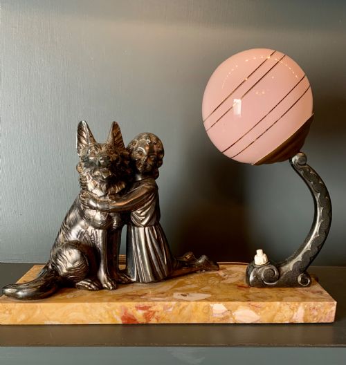 Art Deco French Lamp