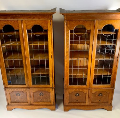 A Pair of Arts and Crafts Bookcases