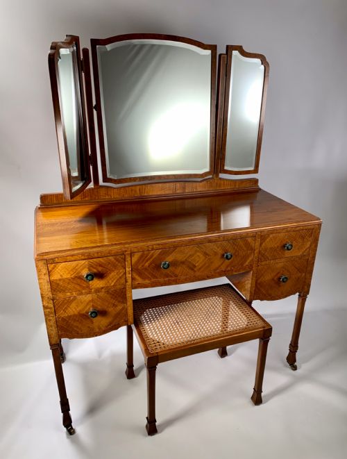 fig 1. Art Deco Dressing Table and Stool