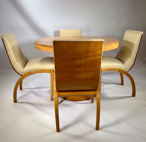 fig 1. Art Deco Table and Chairs